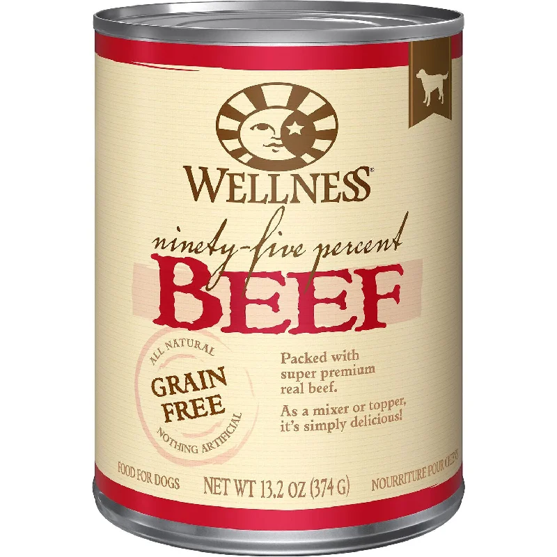 Wellness Natural Grain Free 95% Beef Recipe Adult Wet Dog Food